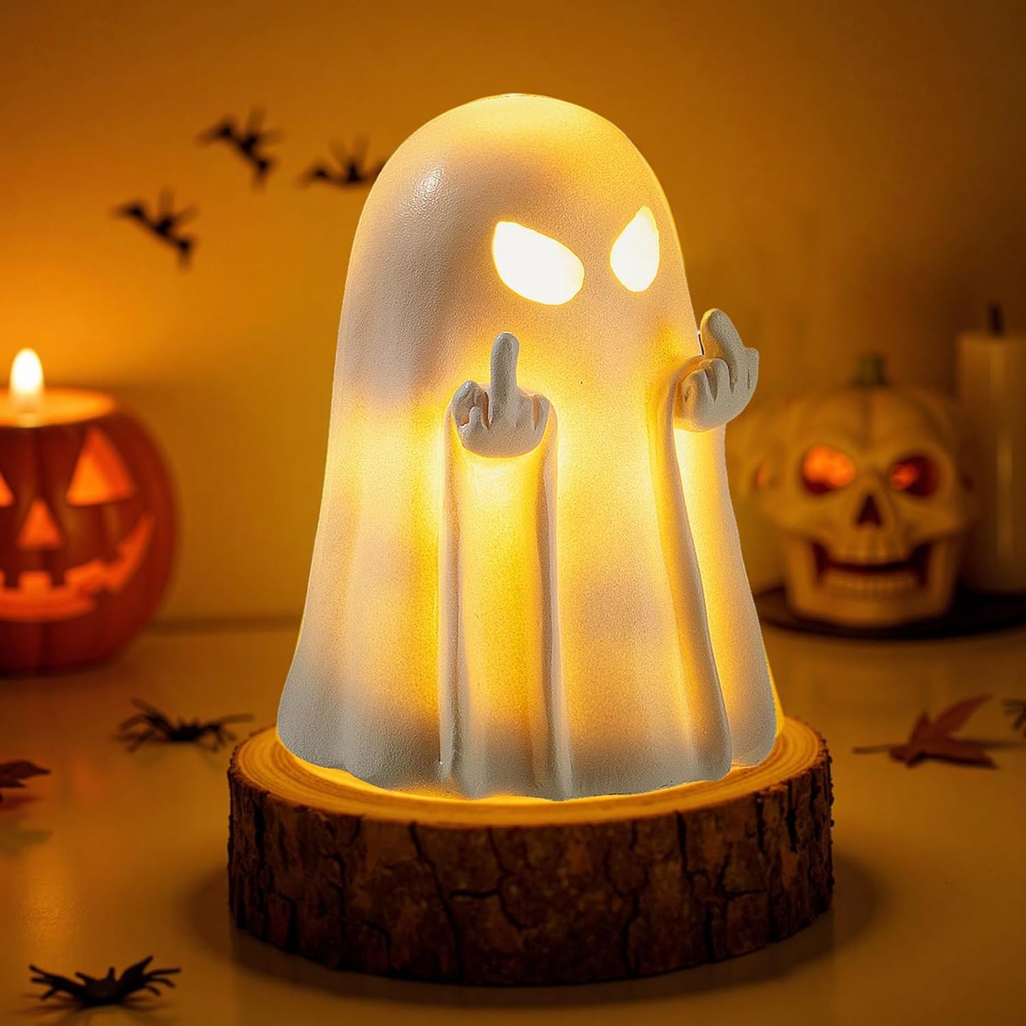 Light Up Ghost Figurine 🖕