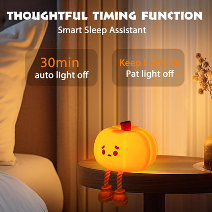 Adorable Pumpkin Night Light Special for Kids