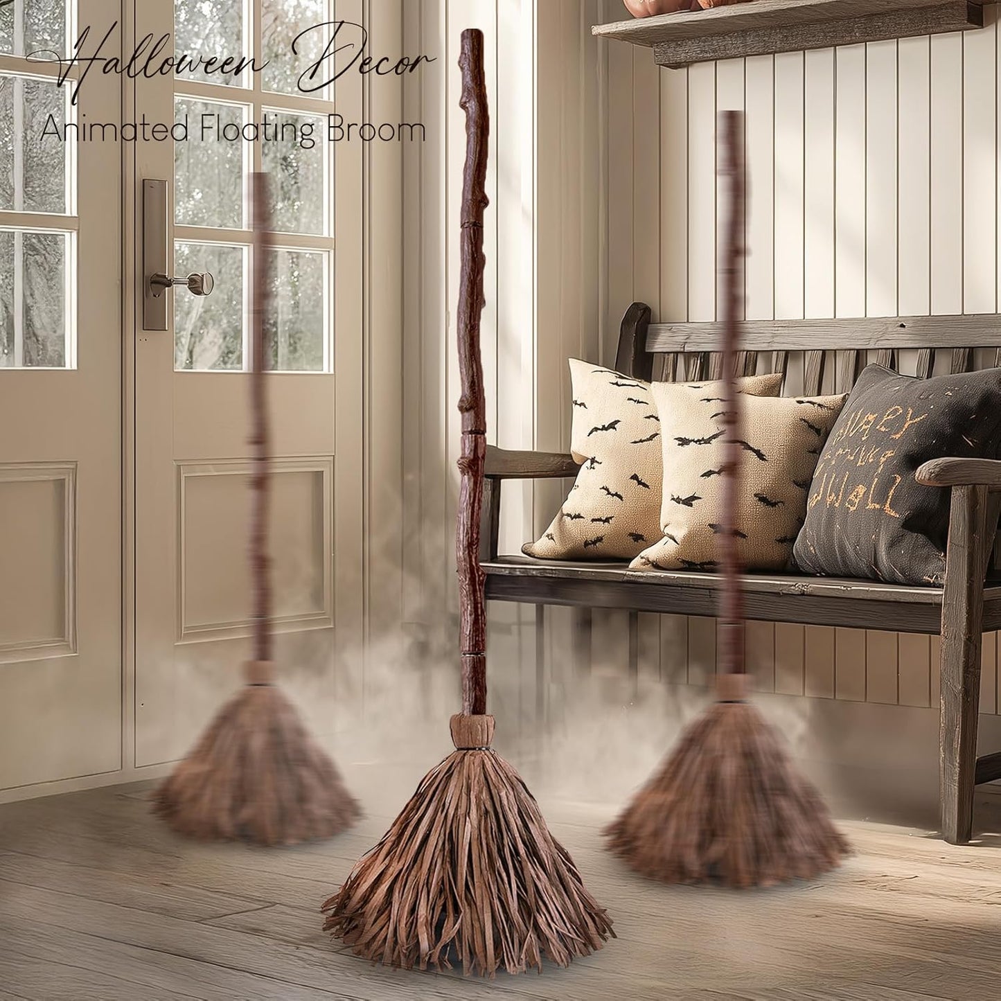 Animated Floating Witch’s Broom 🧹🧙🏻‍♀️