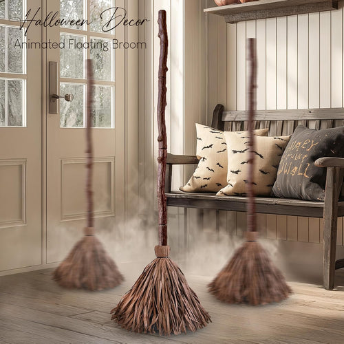 Animated Floating Witch’s Broom 🧹🧙🏻‍♀️