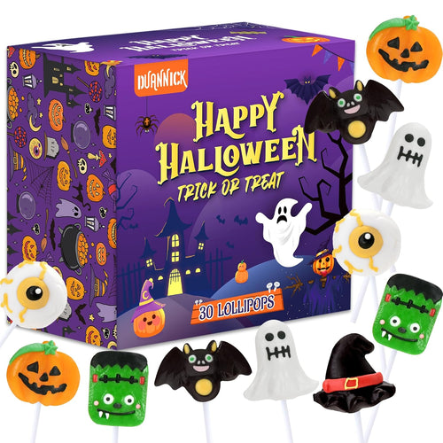 Assorted Halloween Candy – 30 Pack Lollipops