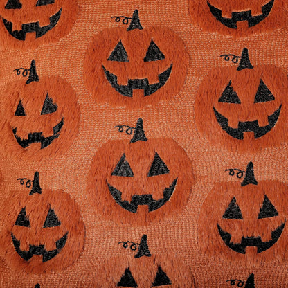 Cozy Pillow Covers Set of 2 – Ghosts, Pumpkins, Cats & Witch Hats (18"x18")